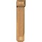Ekena Millwork Traditional Craftsman Rough Sawn Bracket w/ Offset Brace, Western Red Cedar, 6"W x 18"D x 30"H BKT0604X18X30TRA04RWR - alternate 3